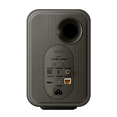 Bookshelf speakers KEF LSX II LT Graphite Grey + KEF P1 Desk Pad Silver