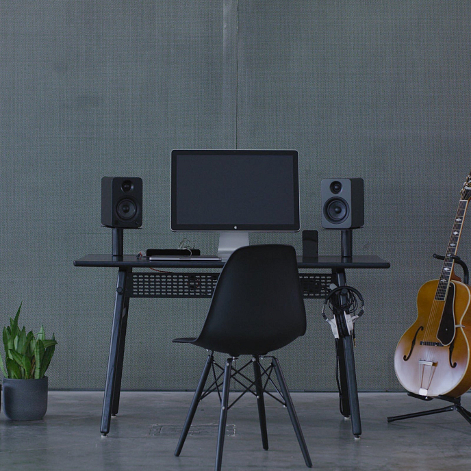 Bookshelf speakers Kanto YU4 Matte Black - img.7