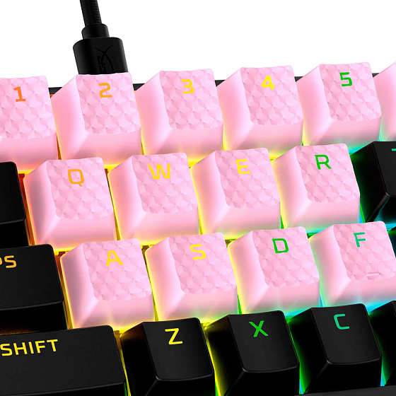 Keycaps HyperX Rubber Keycaps (US Layout) pink - img.0