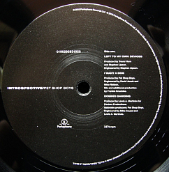 Vinyl Record Pet Shop Boys - Introspective - LP