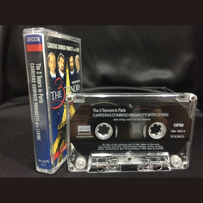 Сassette Tape Carreras, Domingo, Pavarotti With Levine, The 3Tenors - Paris 1998 - img.3