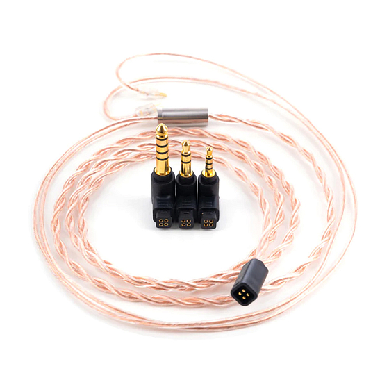 Cable MoonDrop PCC 2pin 3.5mm 2.5mm 4.4mm - img.0