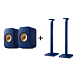 Kit KEF LSX II Cobalt Blue + KEF S1 Floor Stand Cobalt Blue - img.0 Kit KEF LSX II Cobalt Blue + KEF S1 Floor Stand Cobalt Blue - img.0