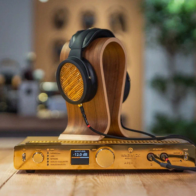 Headphone Amplifiers and DACs Warwick Acoustics Aperio Amplifier Gold - img.7