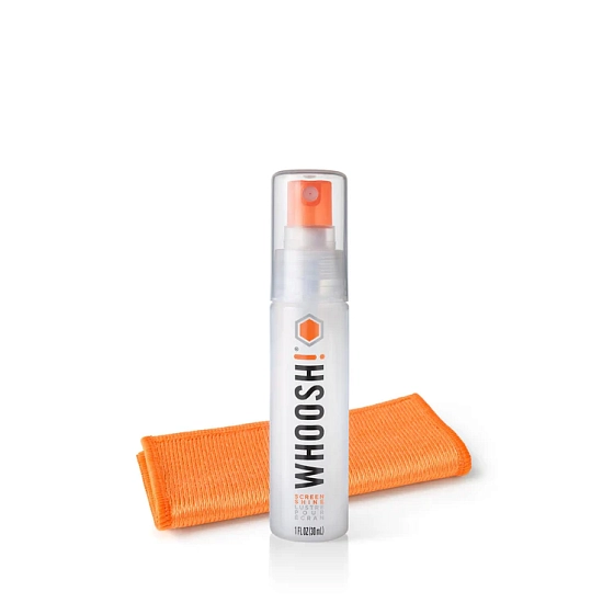 Cleaning tool Whoosh Screen Shine Go 30 mL with One 6x6 Cloth Orange - img.0