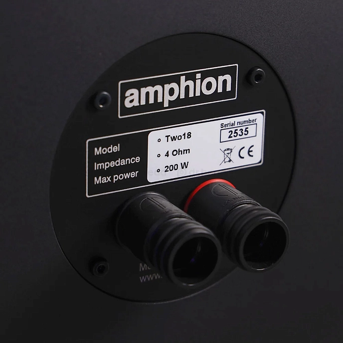 Studio monitor Amphion Two18 Black - img.10