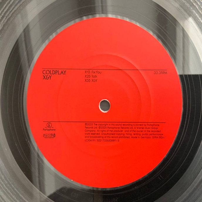 Vinyl Record Coldplay – X&Y (clear) - 2LP - img.12