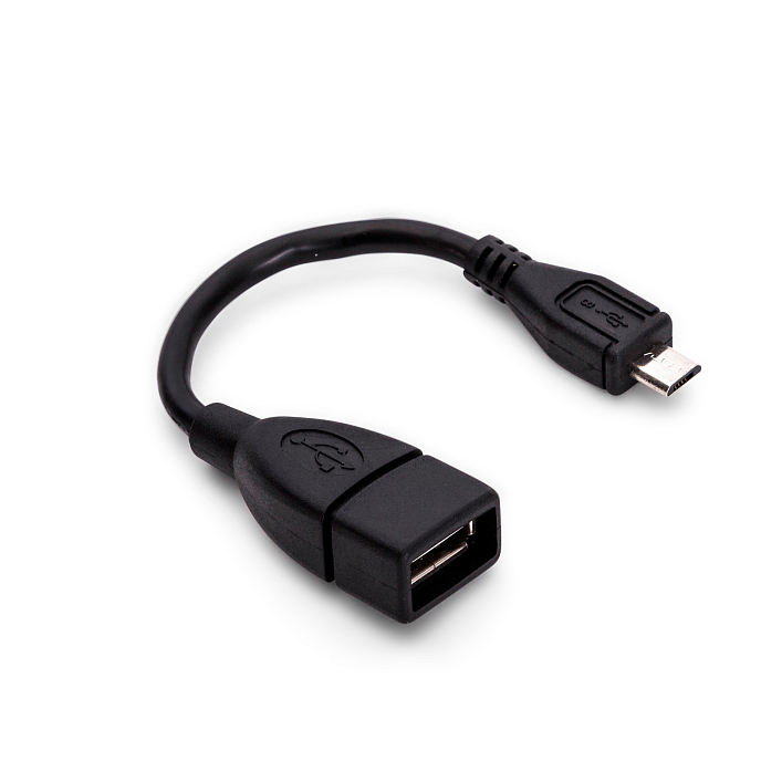 Cable Reloop USB OTG Cable usb-b micro to usb-a Black - img.0
