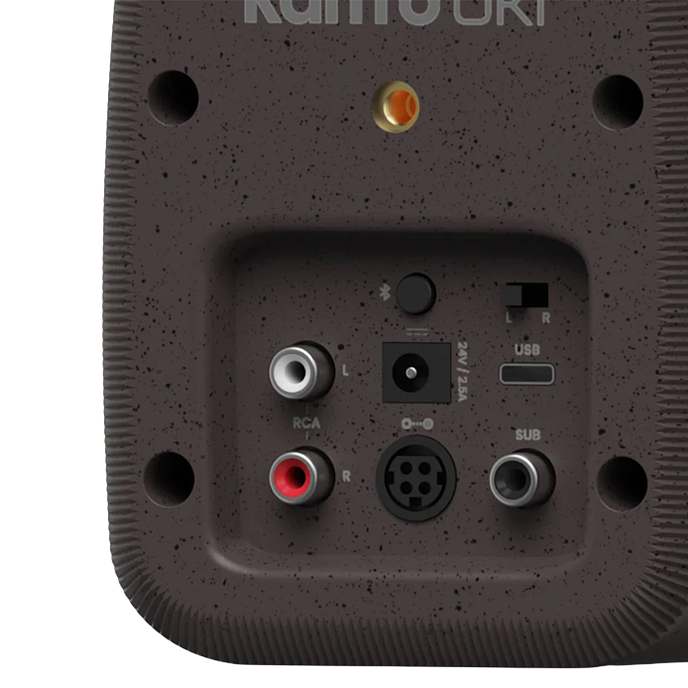 Bookshelf speakers Kanto UKI Pumice Speckled Brown - img.4