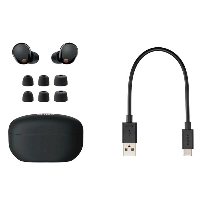 Wireless Headphones Sony WF-1000XM5 Black - img.3