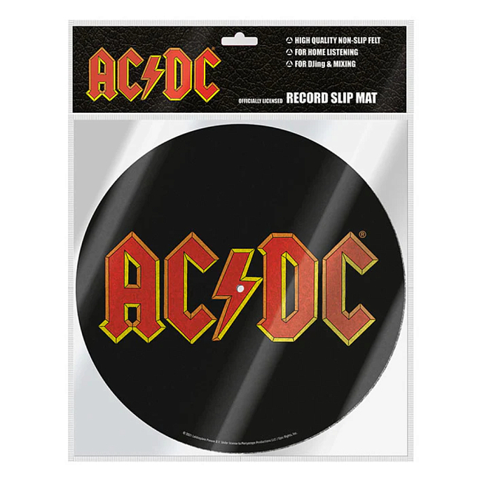 Vinyl Accessory Pyramid AC/DC Logo (12 Slipmat) Black - img.1