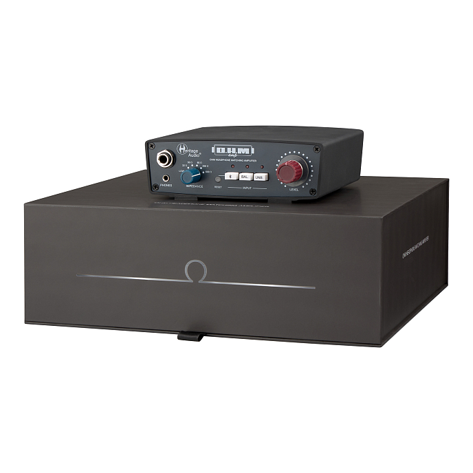 Headphone Amplifier Heritage Audio O.H.M Amp Black Blue - img.1