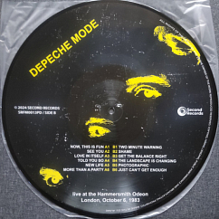 Vinyl Record Depeche Mode - Live At The Hammersmith Odeon London, October 6, 1983 (picture) LP
