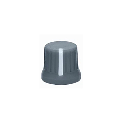 DJTT Chroma Caps Fatty Knob (Rubber) Dark Gray