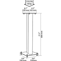 Speaker Stands NorStone Stylum 3 White