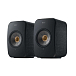 Bookshelf speakers KEF LSX II Carbon Black + KEF S1 Floor Stand Black - img.1