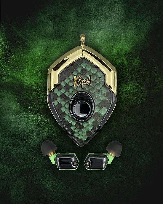 Wireless Headphones Klipsch T10 Bespoke Edition Green Anaconda - img.0