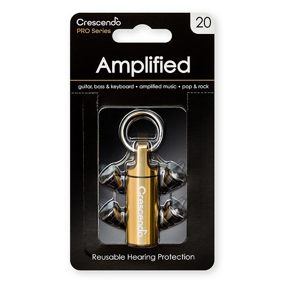 Earplugs for musicians Crescendo PRO Amplified 20 - img.0