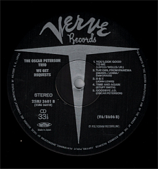 Vinyl Record The Oscar Peterson Trio - We Get Requests LP