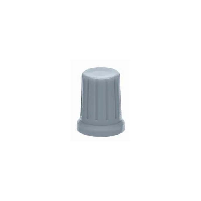 DJTT Chroma Caps Thin Encoder Knob (Rubber) Light Gray - img.0
