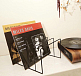 Vinyl record stand MJI Audio Vinyl Records Holder R25 Black - img.5