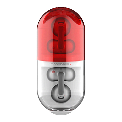 Wireless Headphones MoonDrop Pill Red