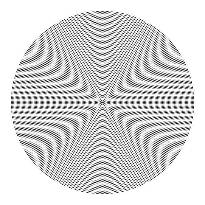 Acoustic panel Sonos Grille 6 Round In-Ceiling Replacement Grey - img.0