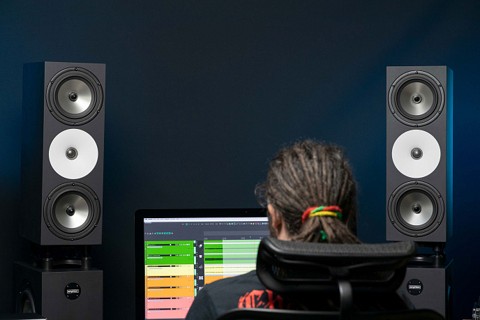 Studio monitor Amphion Two18 Black - img.26