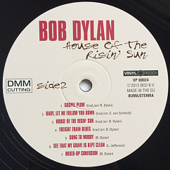 Vinyl Record Bob Dylan – House Of The Risin' Sun LP