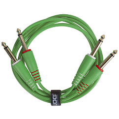 Cable UDG Ultimate Audio Cable Set 2Jack 6.3mm - 2Jack 6.3mm 1.5m Green
