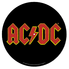 Vinyl Accessory Pyramid AC/DC Logo (12 Slipmat) Black
