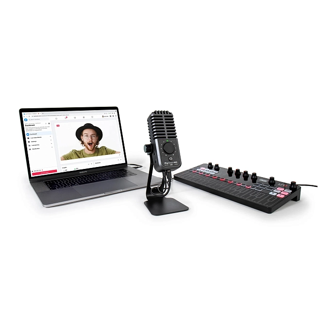 USB Microphone IK Multimedia iRig Stream Mic USB Black - img.4