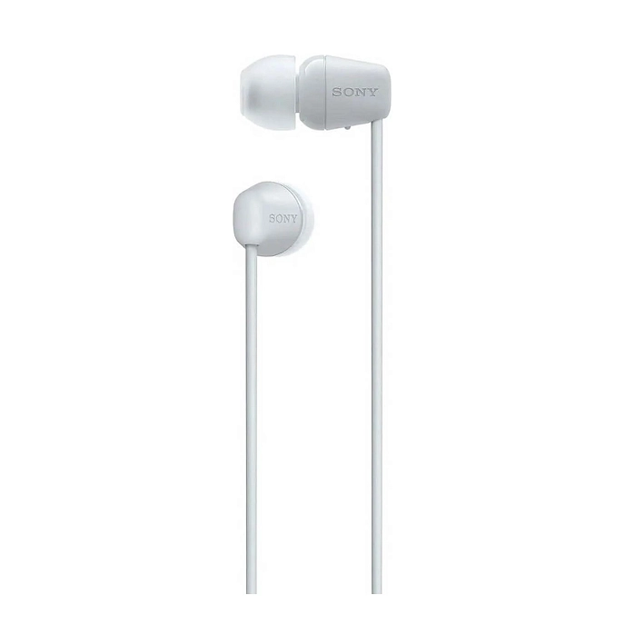 Wireless Headphones Sony WI-C100 White - img.1