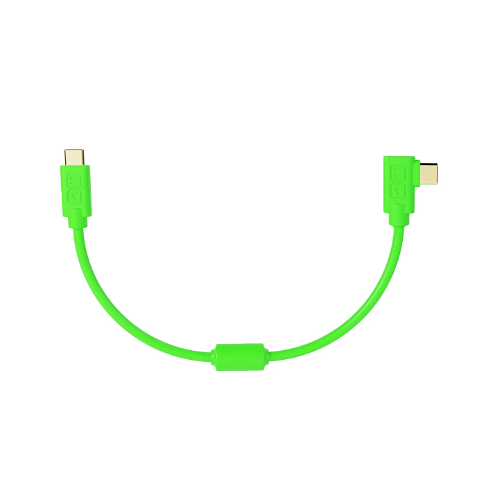 Cable DJTT Chroma Cables USB-C - USB-C Angled Green 0.25m - img.0