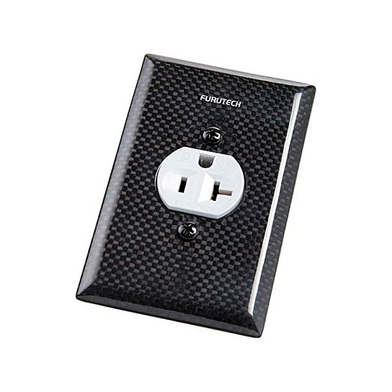 Wall Socket Furutech Outlet cover 103-S Black - img.0