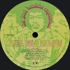 The Jimi Hendrix Experience - Axis: Bold As Love LP
