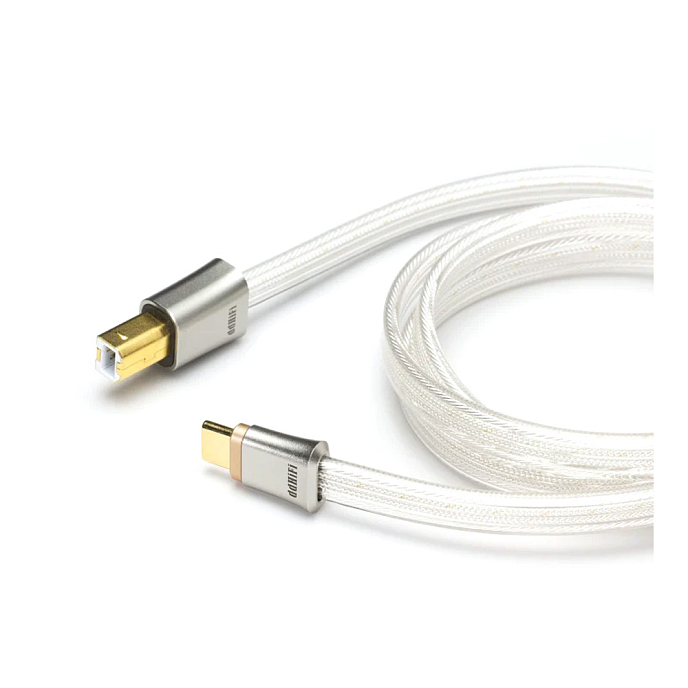 Cable ddHiFi TC19BC silver USB-C - USB-B 95cm - img.1