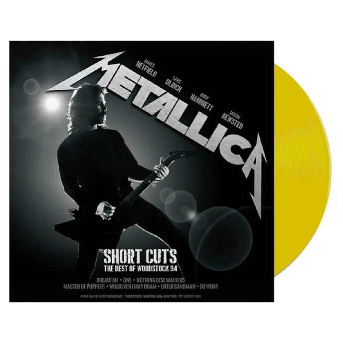 Vinyl Record Metallica – Short Cuts The Best Of Woodstock 94 (Yellow) LP - img.1