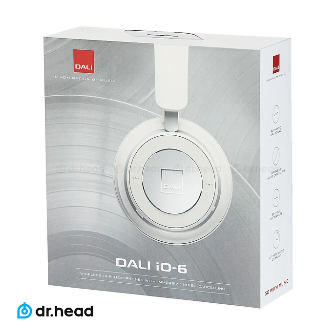 Wireless Headphones Dali IO-6 Chalk White - img.13