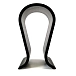 Headphone stand Dekoni Audio Omega Headphone Stand Black - img.1