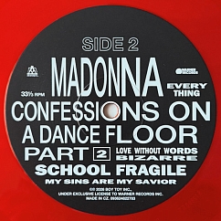 Vinyl Record Madonna - Confessions II (Red Translucent) LP