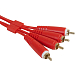 Cable UDG Ultimate Audio Cable Set 2RCA - 2RCA Straight 3m Red - img.2