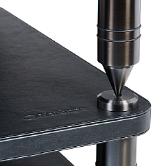 Hi-Fi Stand NorStone Como Base Leather Black