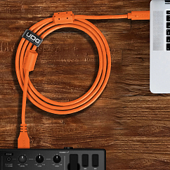 Cable UDG Ultimate Audio Cable USB-C - USB-A Straight 1.5m Orange