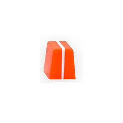 DJTT Chroma Caps Fader Pro (Plastic) Neon Orange