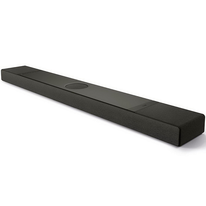 Kit KEF XIO Soundbar Black + KC62 Carbon Black + KW1 Kit - img.1