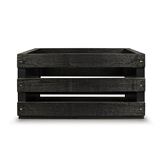 Vinyl Storage Box Crosley Record Storage Crate Black