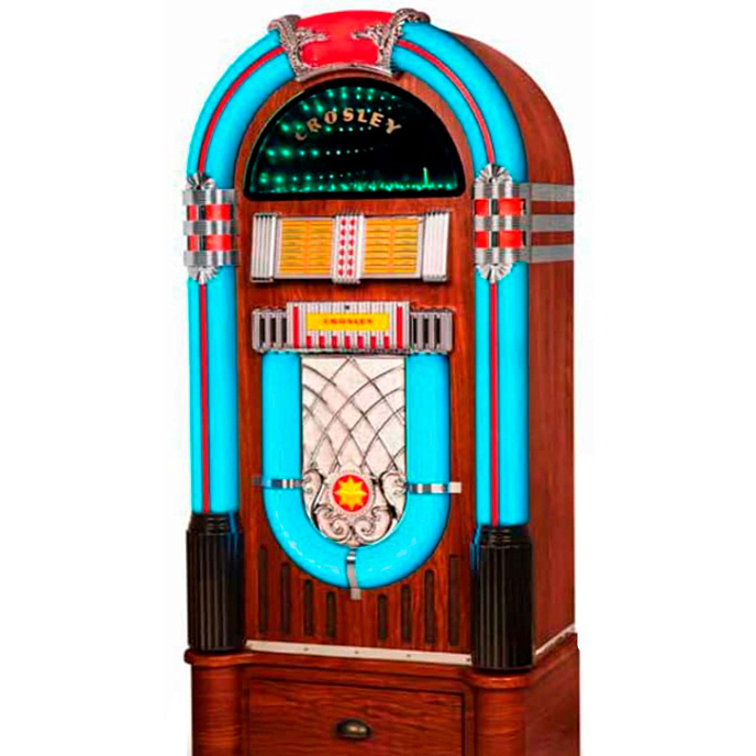 Speaker System Crosley IJUKE BLUETOOTH DELUXE JUKEBOX walnut - img.3