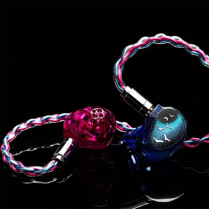 Headphones Celest Phoenixcall Purple Blue 3.5mm - img.8