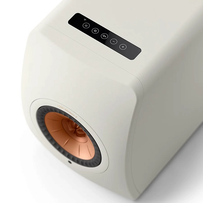 Speaker System KEF LS50 Wireless II Mineral White + Devialet Gemini II Matte Black (Bundle) - img.1